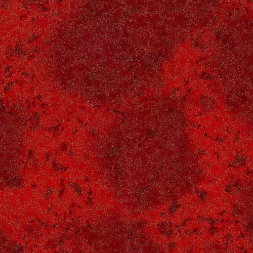Fairy Frost - Hollyberry - red tonal with metallic gold accents