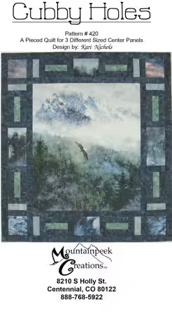 Cubby Holes - Panel - Mountainpeek Creations Pattern - MPC420