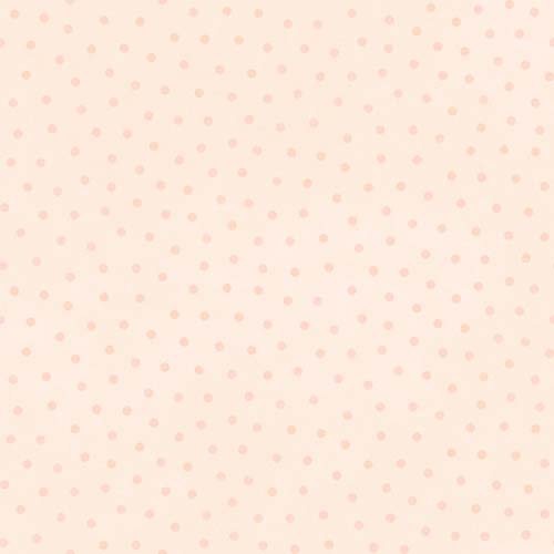 Little Lambies Woolies Flannel - Polka Dots - Peach - peach dots on lt peach