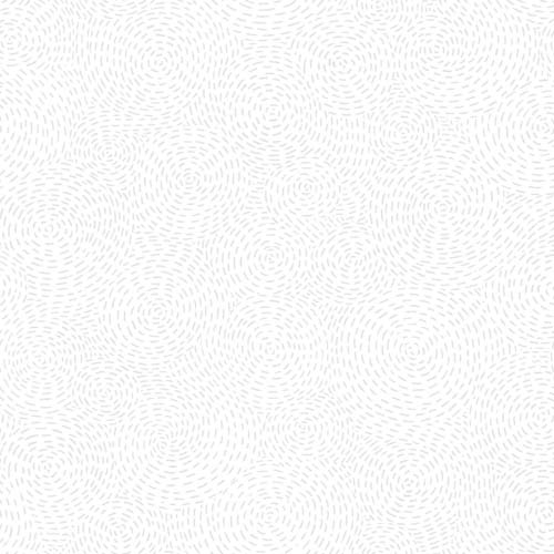 Solitaire - Echo - Ultra White - dotted concentric circles - tone on tone