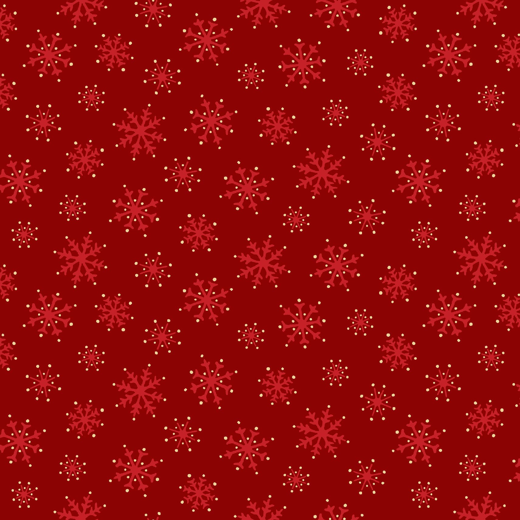 Merry Mix - Snowflakes - Metallic - Red
