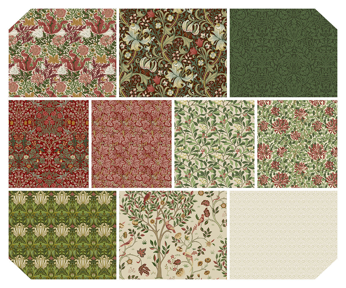 Gifted Quilt Spark Pack - 59 x64 - Fabric & Pattern - Suffolk Holiday