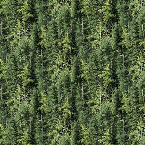 Still Waters - Evergreen Trees - Mid green - packed trees