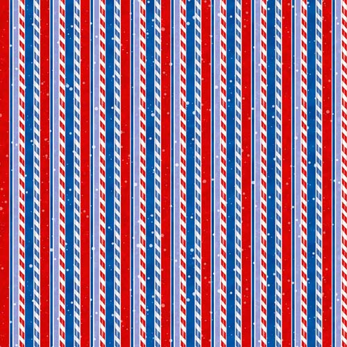 Twas the Night Before Christmas - Stripe -White/multi - blue&red stripes