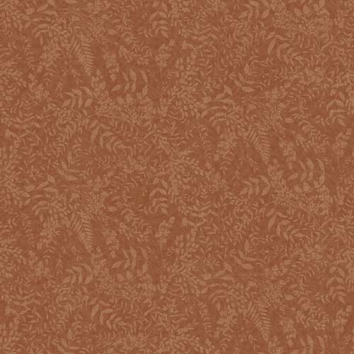 Natural Elements -Tonal Leaves - Rust - lighter leaves on rust