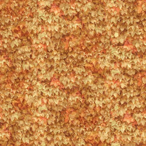 Autumn Breeze - Layered Leaves- Lt. Rust - packed leaves in golds & oranges