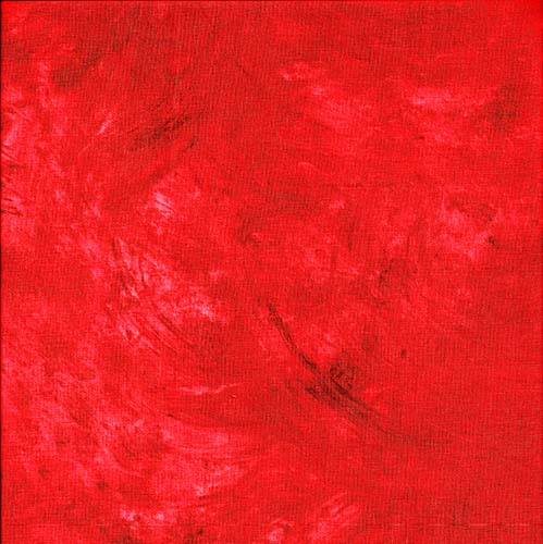 City Flower Exchange - Plaster of Paris - Strawberry - bright red brush texture