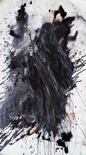 Amok - The Grim Ripper - PANEL - 24 inches - grim reaper (149)
