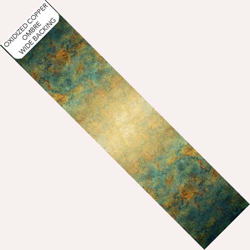 108" Stonehenge Ombre Backing - Stonehenge Solstice-Dark Blue Green to Pale Gr