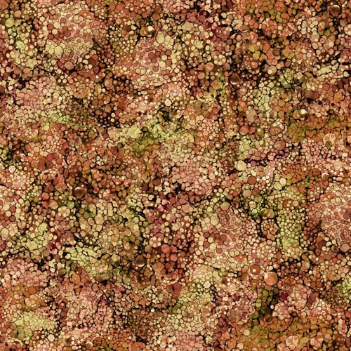 Row By Row 2025 - Bliss - TheGreat Outdoors - Rust bubble texture