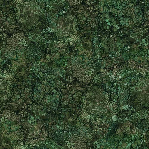 Row By Row 2025 - Bliss - TheGreat Outdoors - Evergreen bubble texture