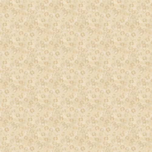 Home on the Range - Hoof Prints - Beige - tone on tone buffalo hoof prints