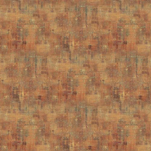 Stallion - Painted Canvas -Light Rust - golden brown & rust brush texture