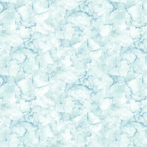 Cedarcrest Falls - Ink texture - Pale Blue - Marble look in light blue/aqua