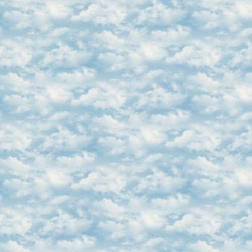 Hidden Valley - Clouds - Blue - white clouds on light blue - Naturescapes