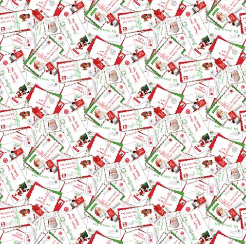 Letters to Santa - Letters - White/multi - packed letters