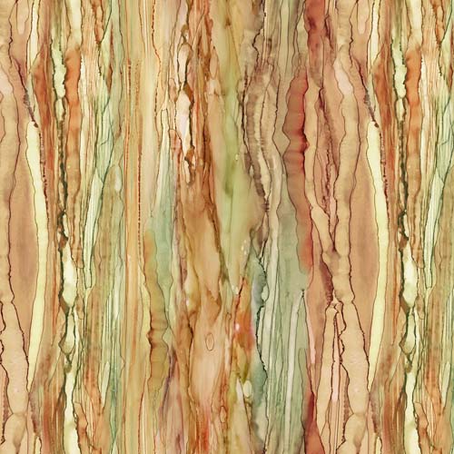 Row By Row 2025 - The Great Outdoors - Texture Stripe - Rust/Multi