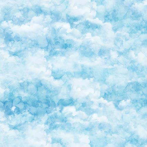 Row By Row 2025 - The Great Outdoors - Clouds - Blue