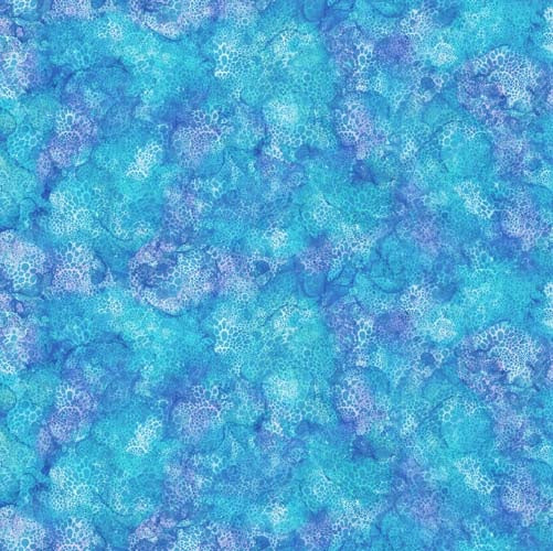 Coral Reef - Bubbles - Blue