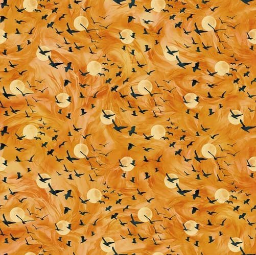 Raven's Call - Flying Ravens - Orange