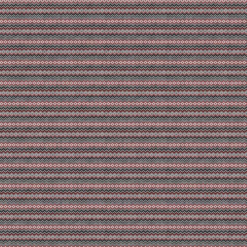 Flannel - Cozy Up - Sweater Stripe - red, gray & black knit look stripe