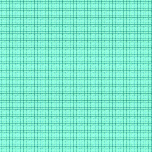 FIFA Prints - 26 Blender - light turquoise -  turquoise 26 grid on lt teal