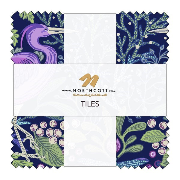 Water's Edge - 10"  Tiles - 42 10 in. squares