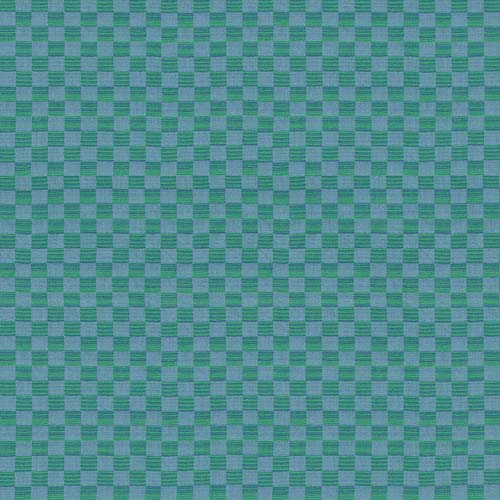 Check Mates Woven - Gameboard- Sea - small blue/green check