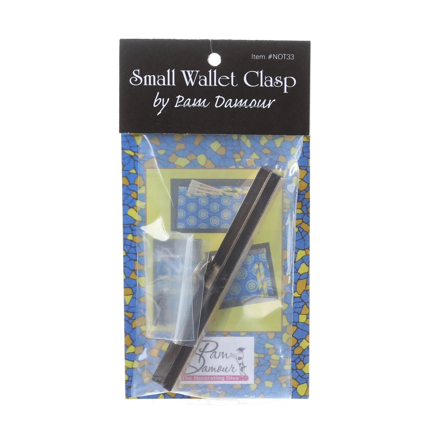 Wallet Closure - 4 1/2 Wide - Gold Finish