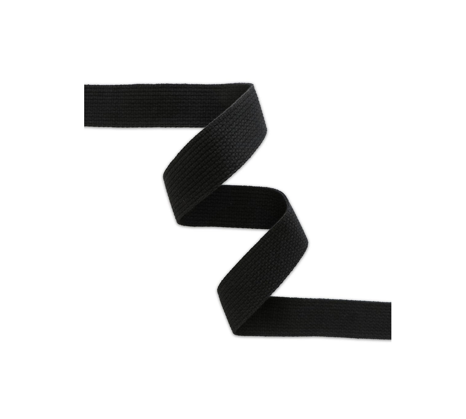 Black Nylon Webbing 1 inch x 20 yds - Sold by the yard