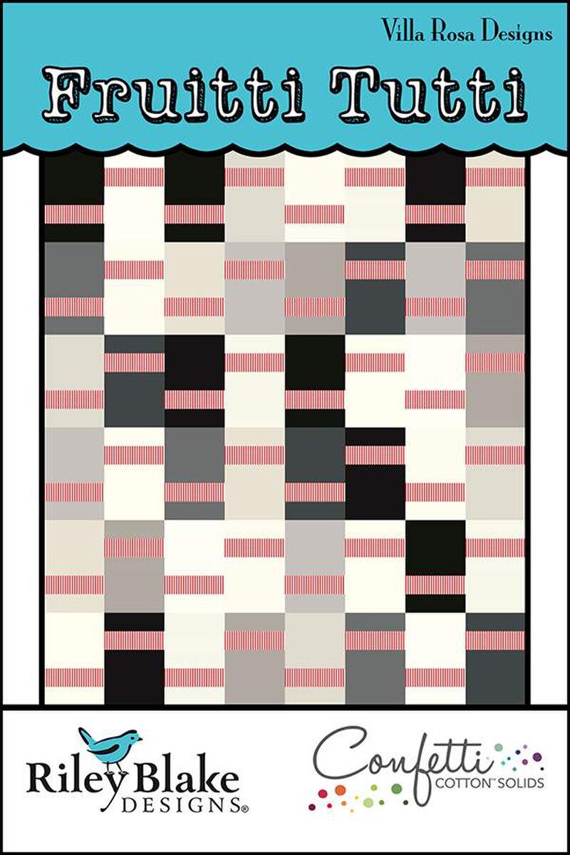 Fruitti Tutti Pattern - quilt 52 x 60 fat quarters - by Heidi Cook - Villa Rosa - RBD