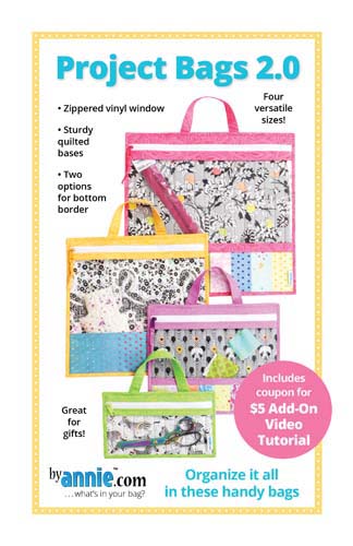 Project Bags 2.0 - 4 Sizes, features see through window by annie.com