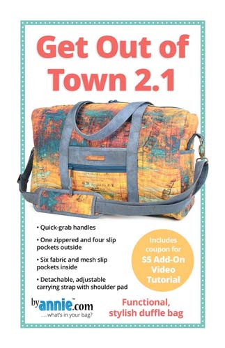 Get Out Of Town Duffle 2.1 -Functional stylish duffle bag by annie.com