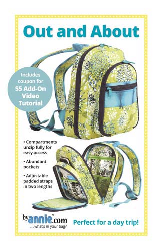 Out and About - Backpack - Perfect For A Day Trip by annie.com