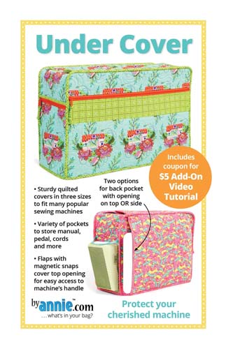 Under Cover - sewing machine cover - 3 sizes by annie.com