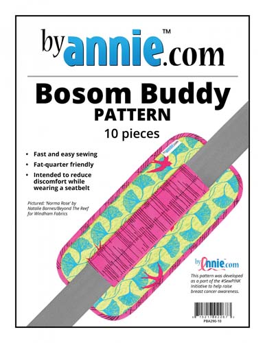 Bosom Buddy Pattern - seat belt cushion pattern by annie.com