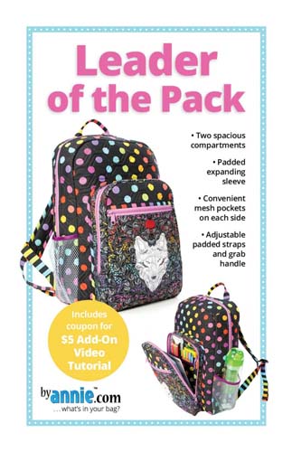 Leader of the Pack - backpack- ByAnnie PBA315