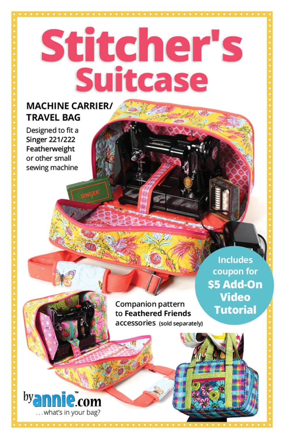 Stitcher's Suitcase - pattern byAnnie.com - PBA319