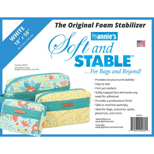 Soft and Stable for bags and beyond- White - 18 x 58 byAnnies
