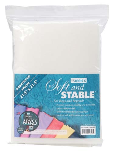 Soft and Stable - 21 x 21 white foam - cherrywood special