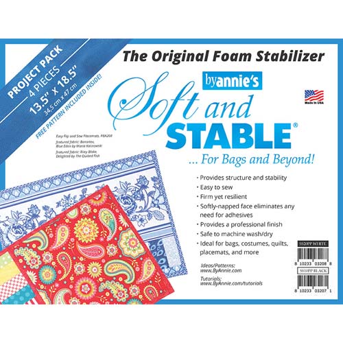 Soft and Stable - for bags & beyond  4 pieces 13.5x18.5