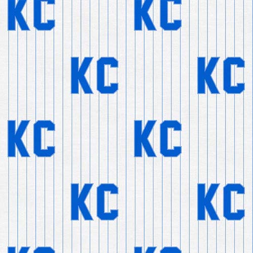 Take the Crown - Pinstripes -Blue/White - blue pinstripes on white w/KC