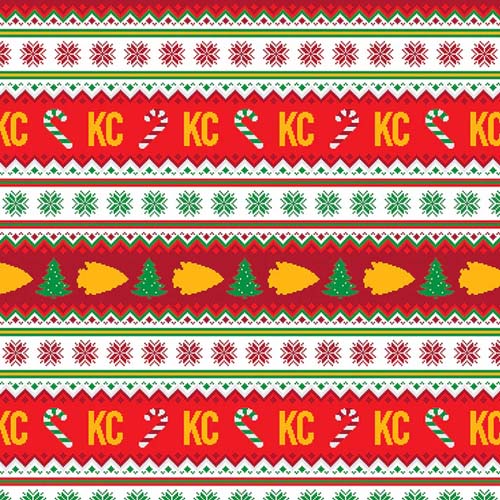 What A Catch Season 3 - KC Sweater - rows of kansas city themed "knit"