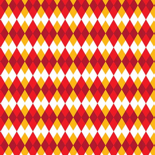 What A Catch Season 3 - ChiefsArgyle - red, gold & white argyle