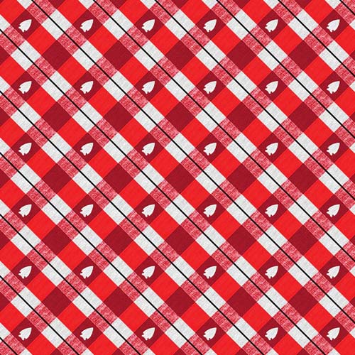 What A Catch Season 3 - Autumn Argyle  - Red & gray plaid