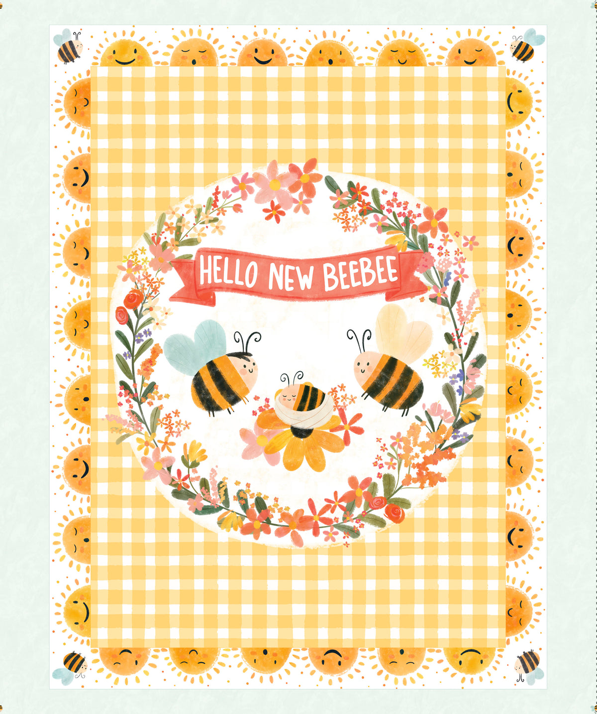 Bee My Baby - 1yd. PANEL - Hello New BeeBee