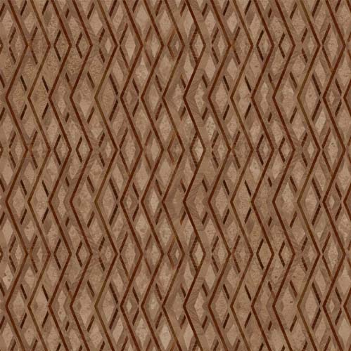 Baby Safari Animals - Weave - Brown - diamond weave pattern