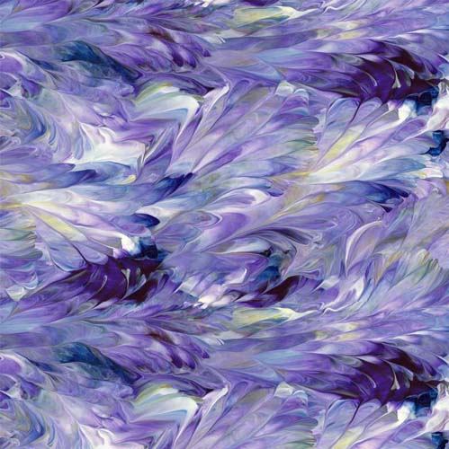 108" Wide Back - Fluidity wide- Painted Marble - Purple - marbling in purples
