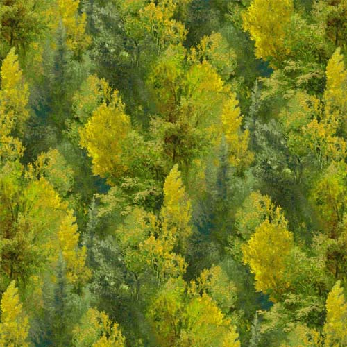 Autumn Retreat - Trees - Green - Packed green trees