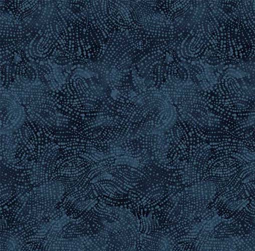 108" Wide Back -  Serenity - Serene Texture - Navy - dotted swirls
